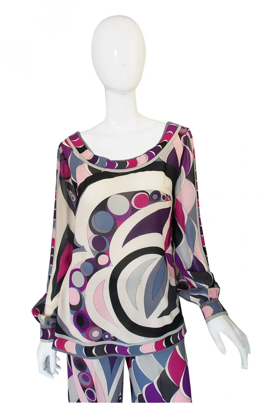 1960s Emilio Pucci Silk Tunic & Pant Set