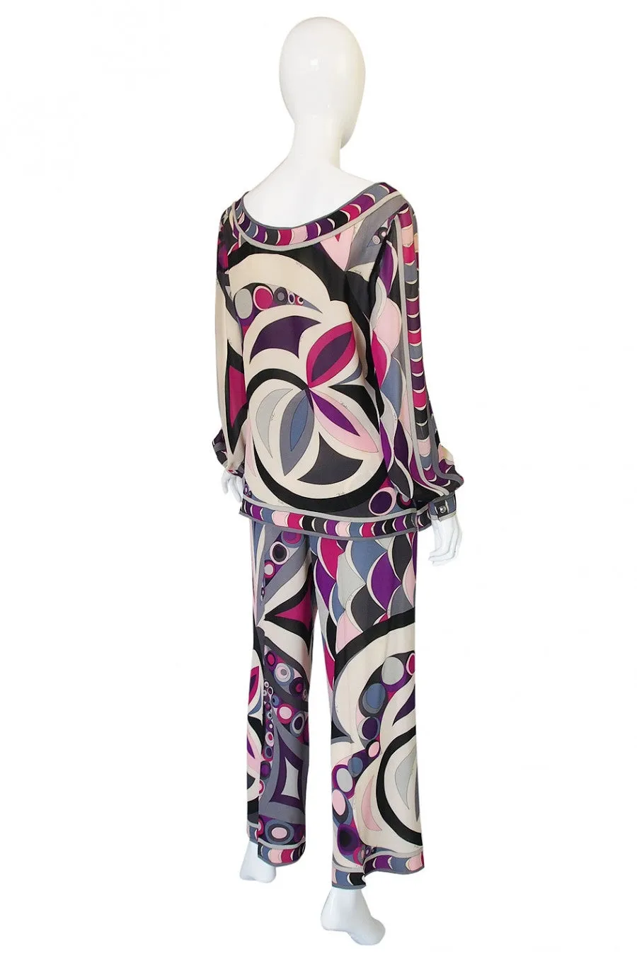 1960s Emilio Pucci Silk Tunic & Pant Set