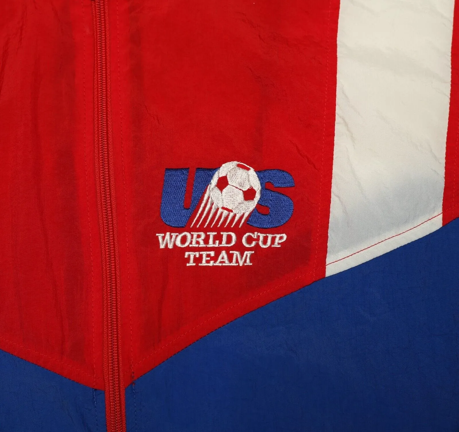 1992/94 USA Vintage adidas Football Soccer Shell Jacket (S/M) Jones, Lalas Era