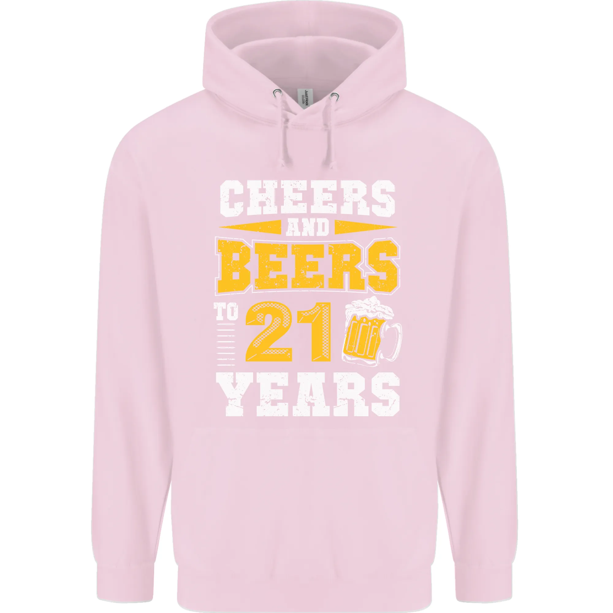 21st Birthday 21 Year Old Funny Alcohol Mens 80% Cotton Hoodie