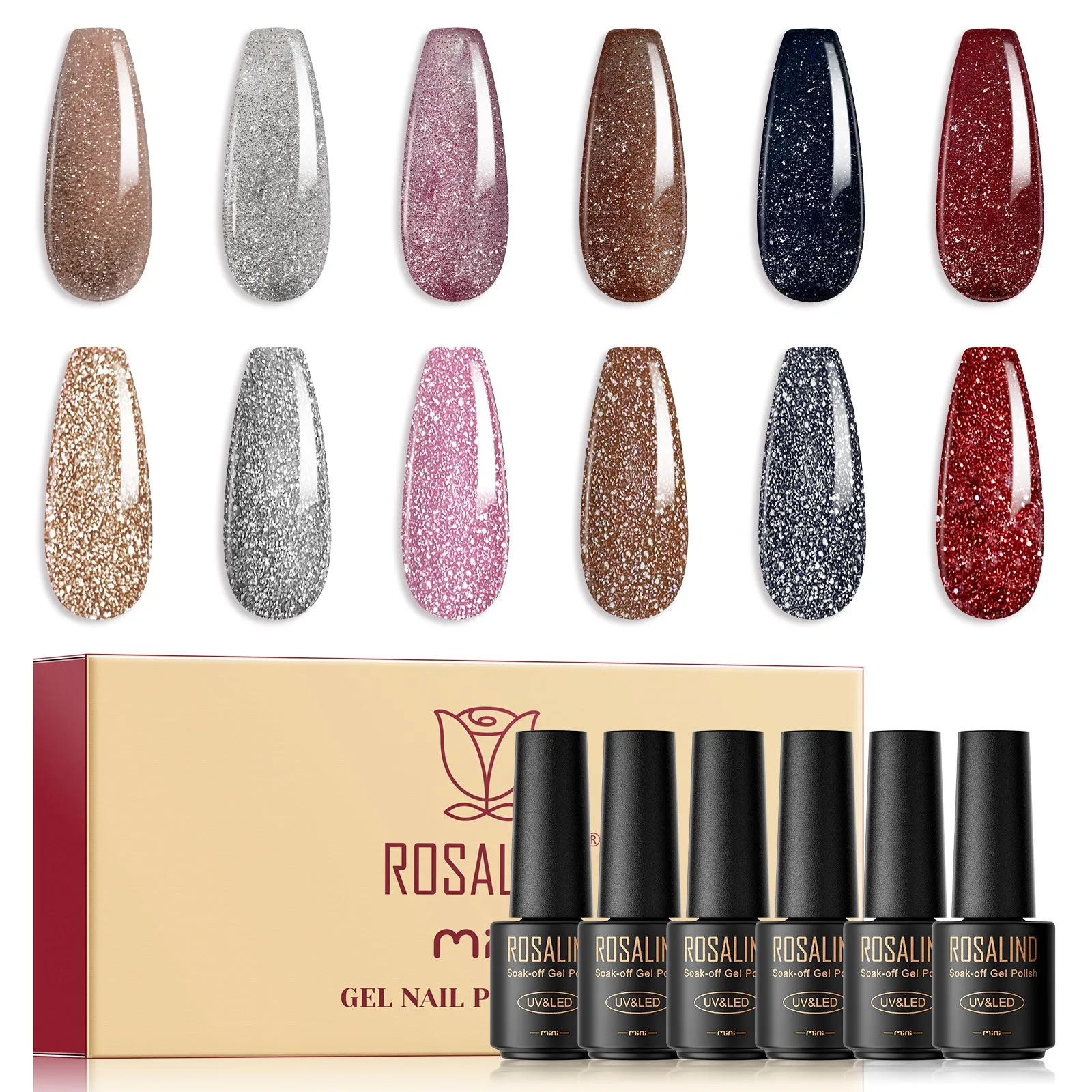 6PCS Nail Gel Polish-Multi-colors For Choose