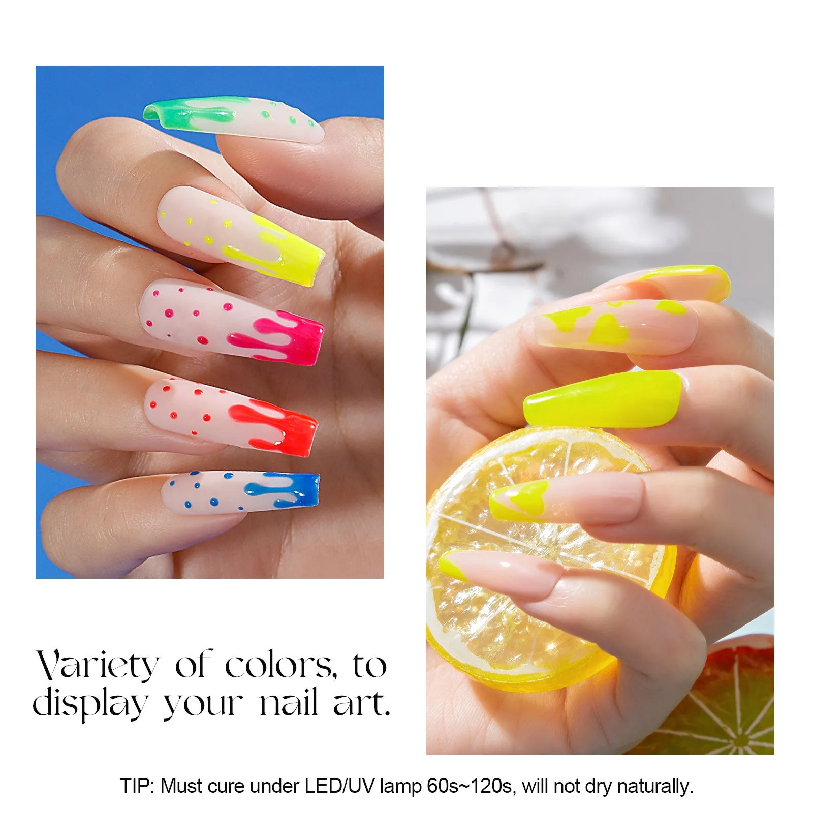 6PCS Nail Gel Polish-Multi-colors For Choose