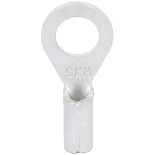 8AWG 1/2" Stud Non-Insulated Ring Terminal