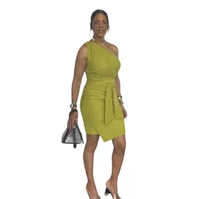 Alpha C Apparel Women Solid Color Casual Dress