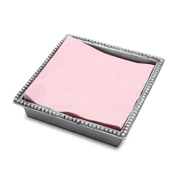 Aluminum Small Bead Dinner Napkin Holder