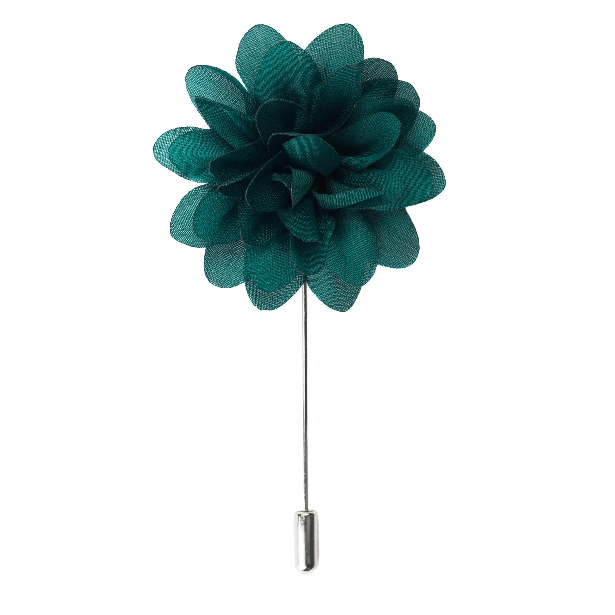 Amour Flower Lapel Pin, Green