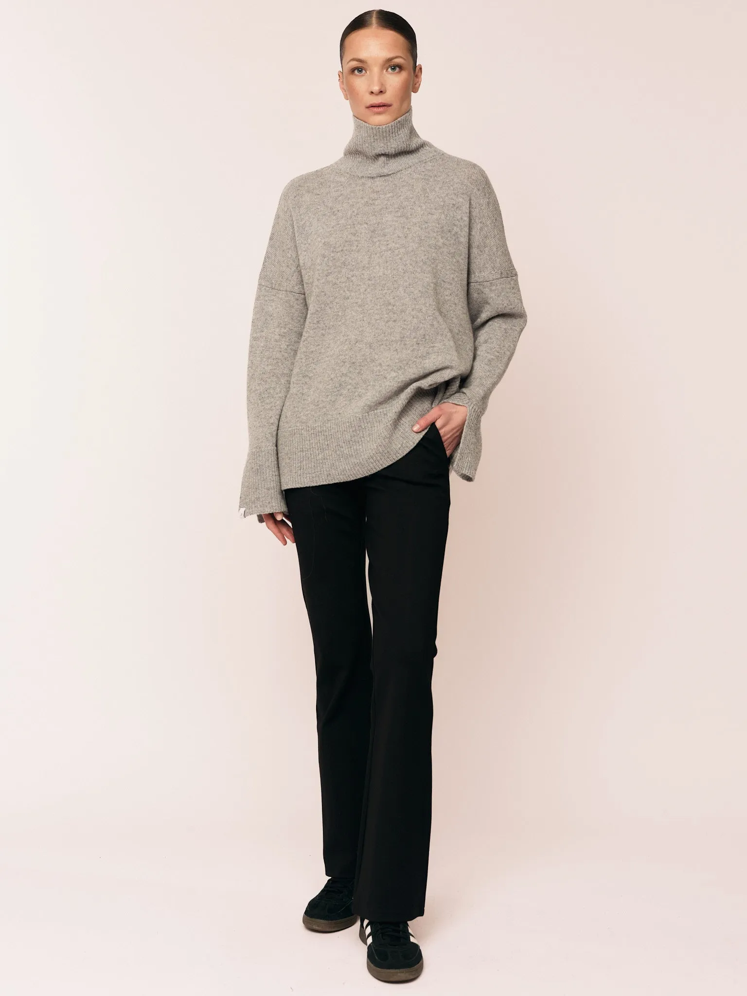 Anna TN Sweater - Grey Melange