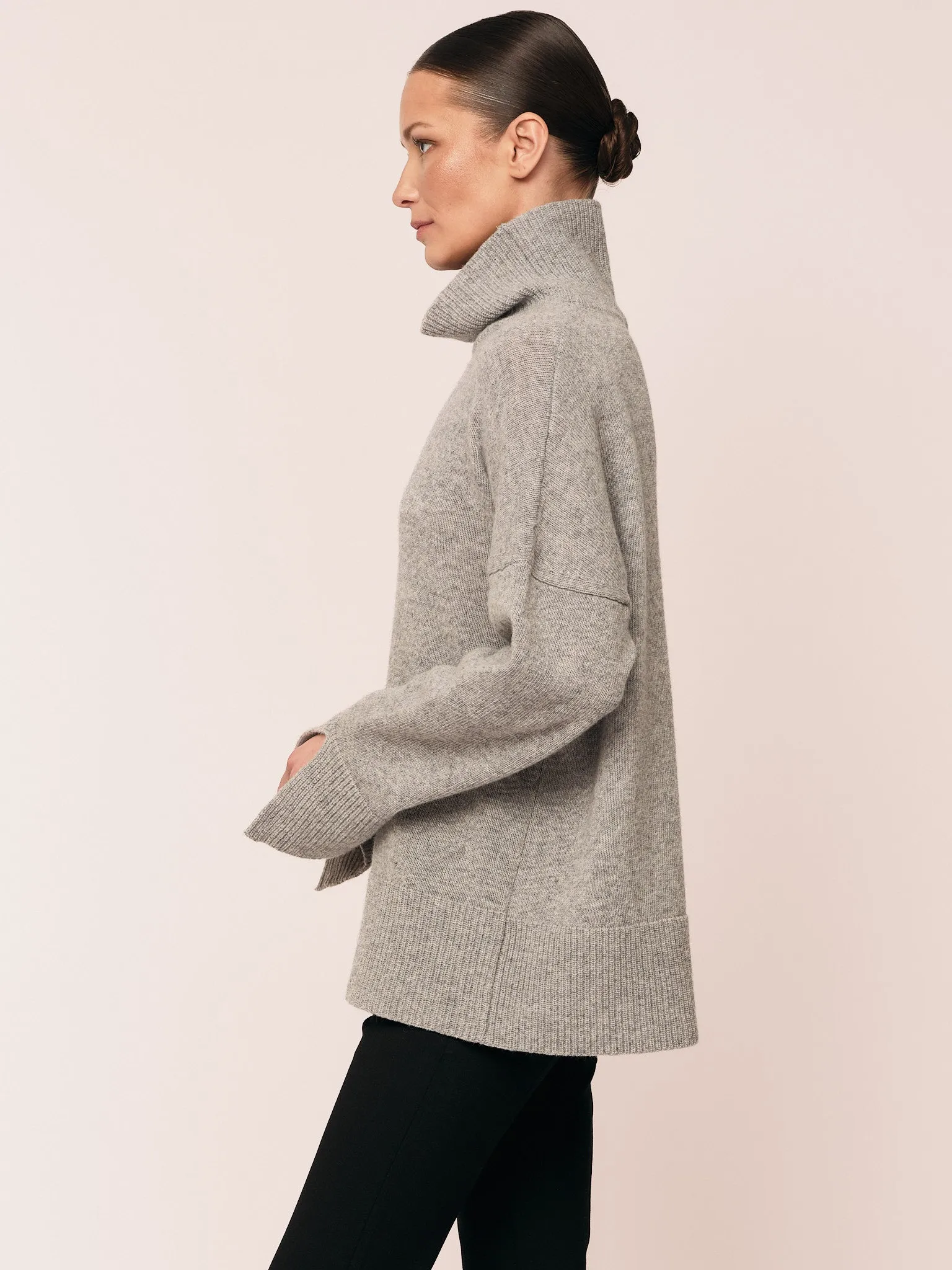 Anna TN Sweater - Grey Melange