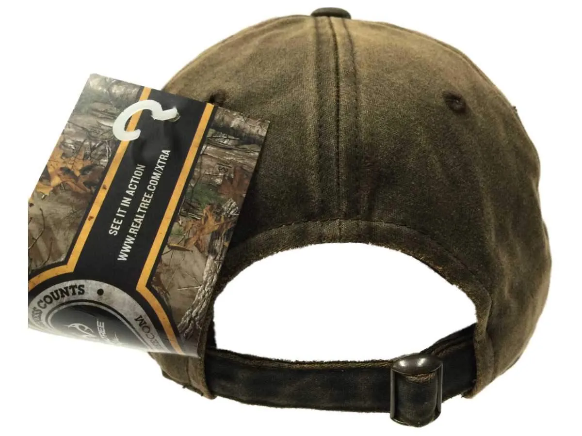 Appalachian State Mountaineers TOW Brown Realtree Camo Driftwood Adjust Hat Cap