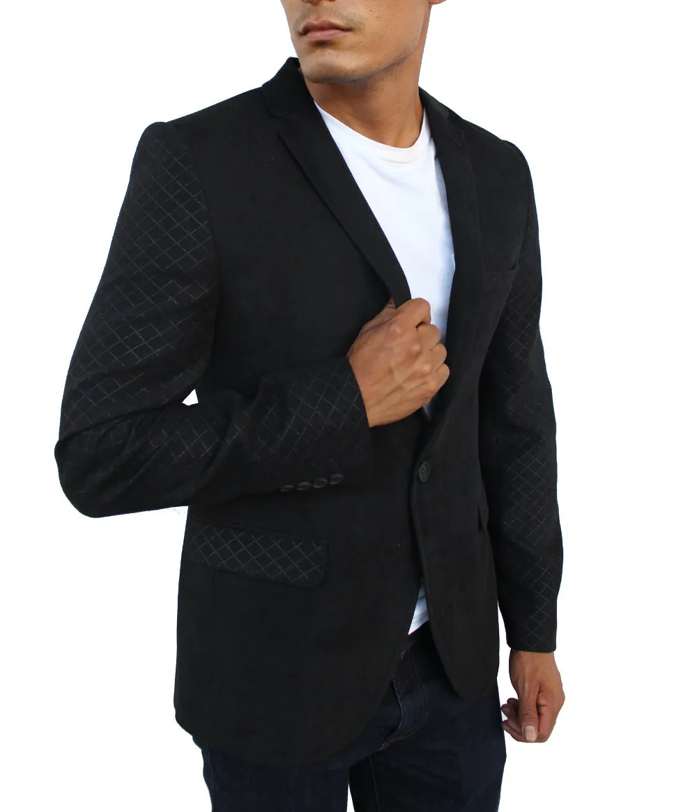 Ari Black Blazer With Details On Sleeve