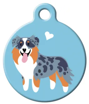 Australian Shepherd Dog ID Tag