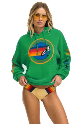 AVIATOR NATION AUSTIN RELAXED PULLOVER HOODIE - KELLY GREEN