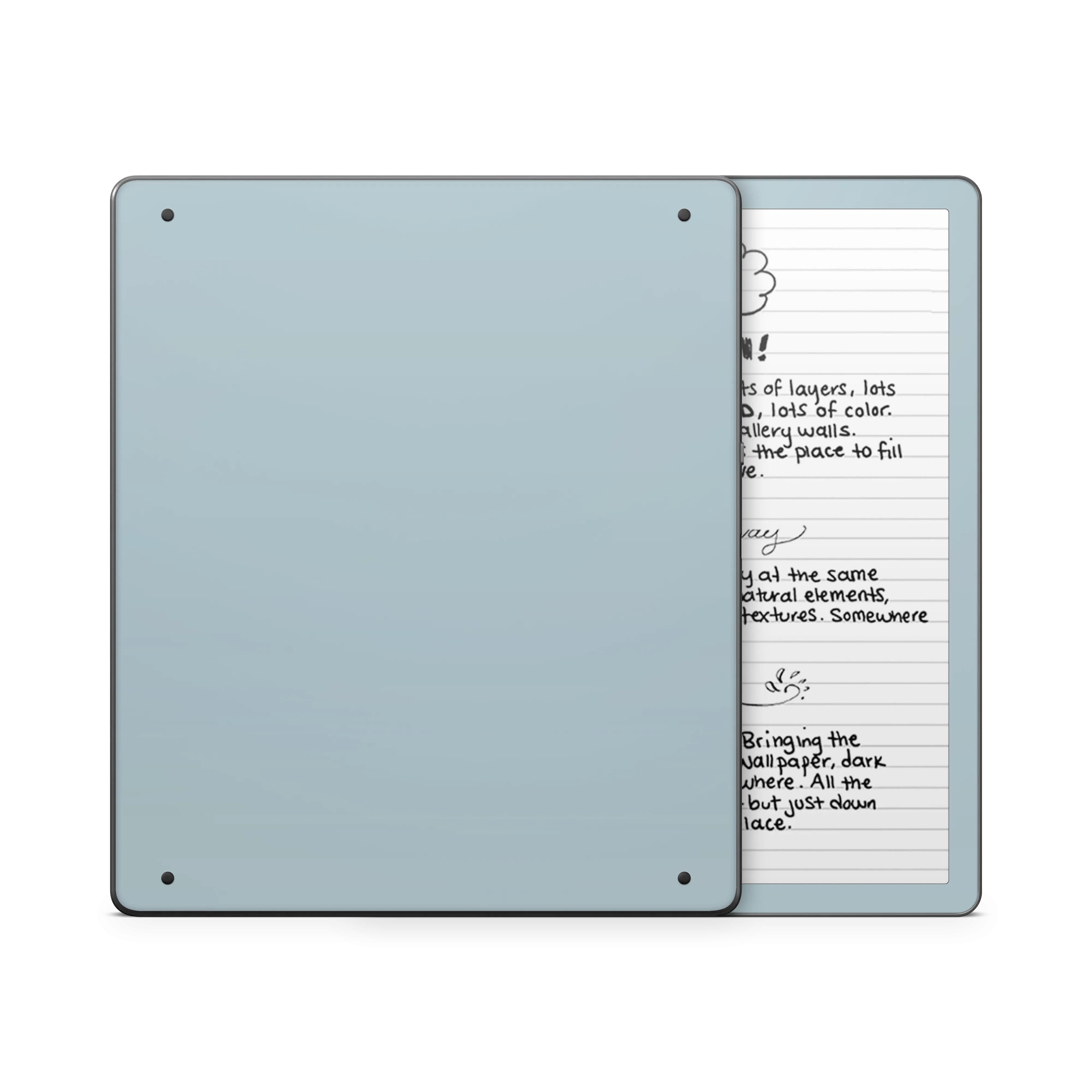 Baby Blue Kindle eReader Skin