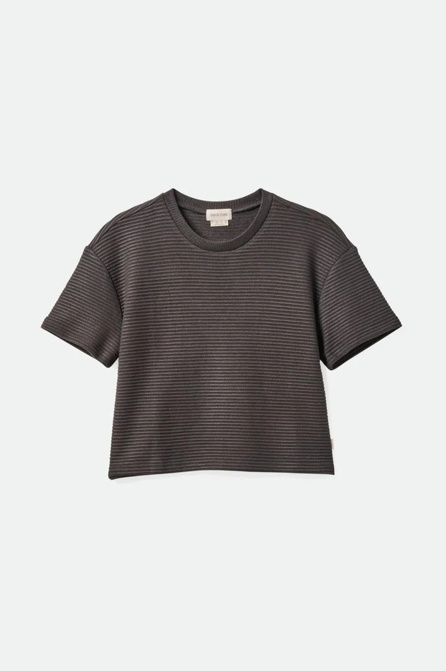 Bandera Boxy Top - Washed Black