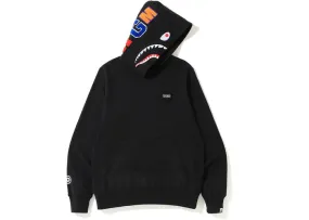 BAPE Shark Emblem Pullover Hoodie Black