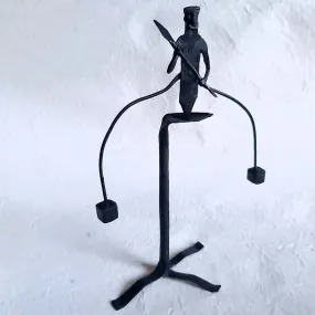 Bastar Tribal Handmade Wrought Iron Balancing Man