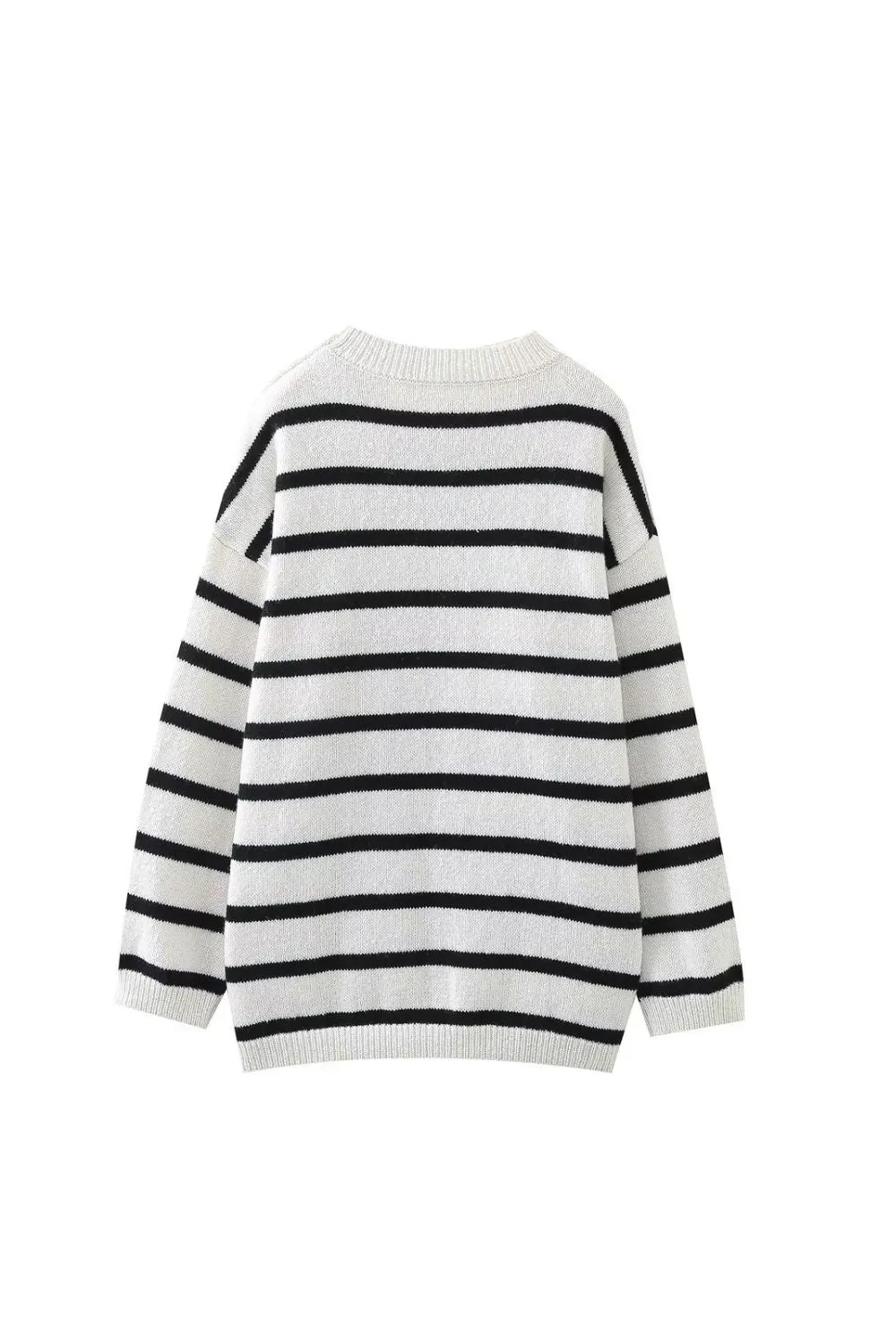 'Beatrisa'Versatile Round-Neck Long Sweater