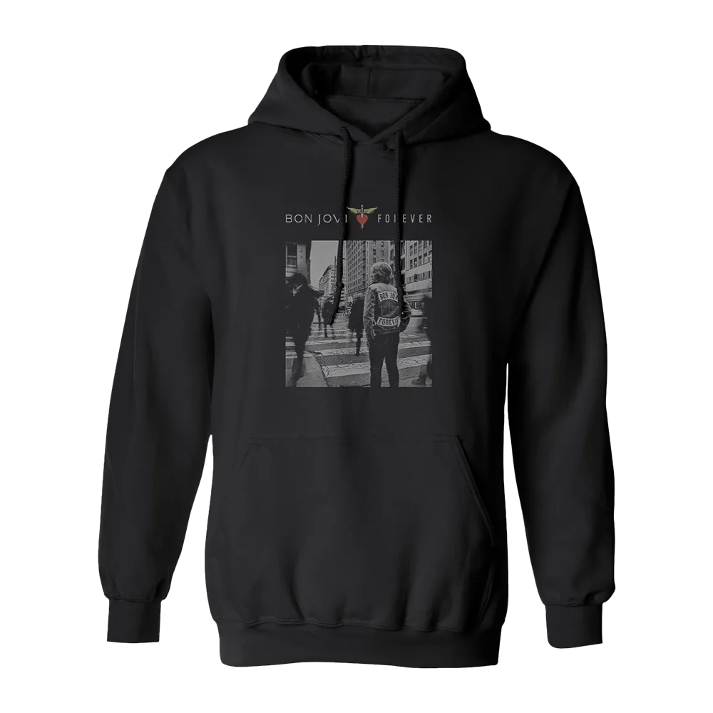 Bon Jovi Forever Hoodie in Black