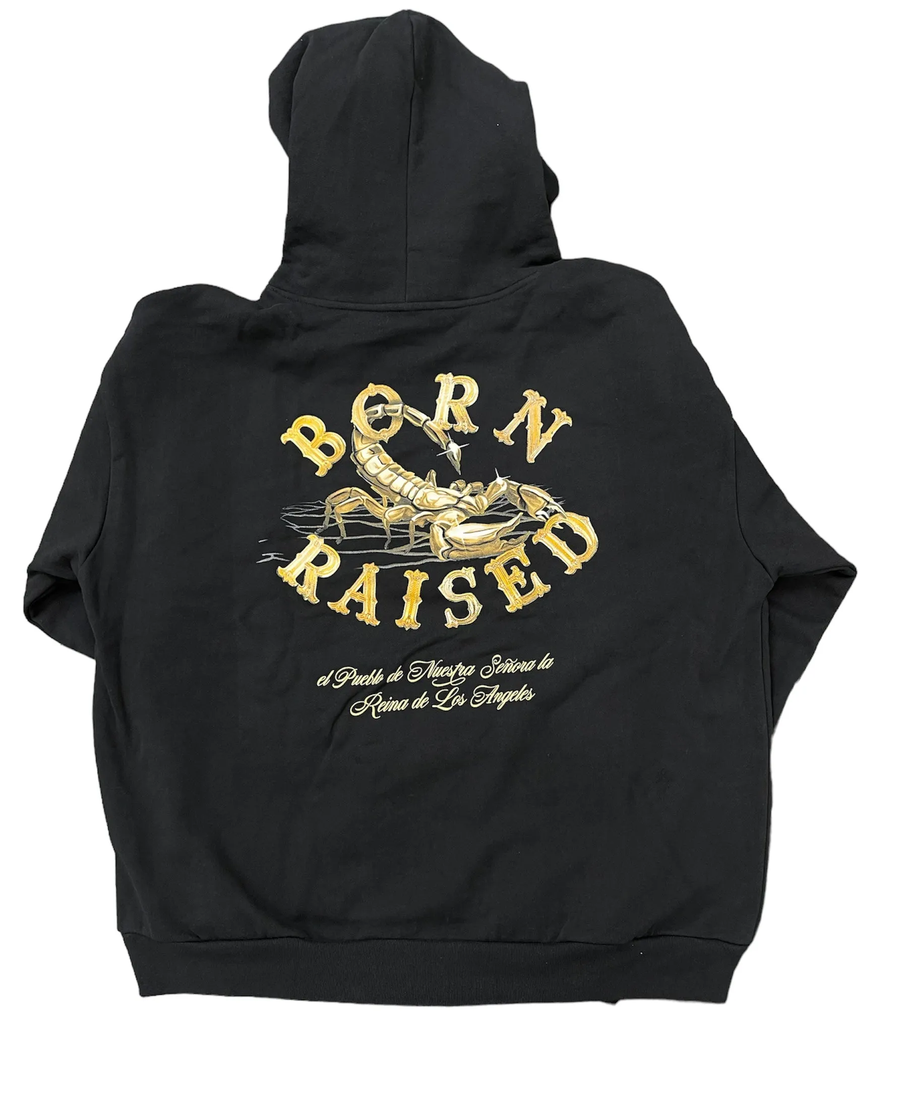 Born X Raised Alacran Rocker Hoodie Black