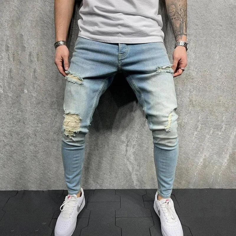 Boyfriend Skinny Denim Pants