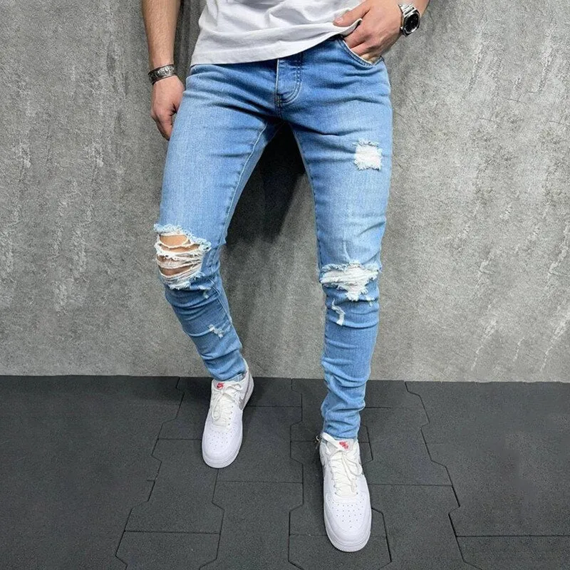 Boyfriend Skinny Denim Pants