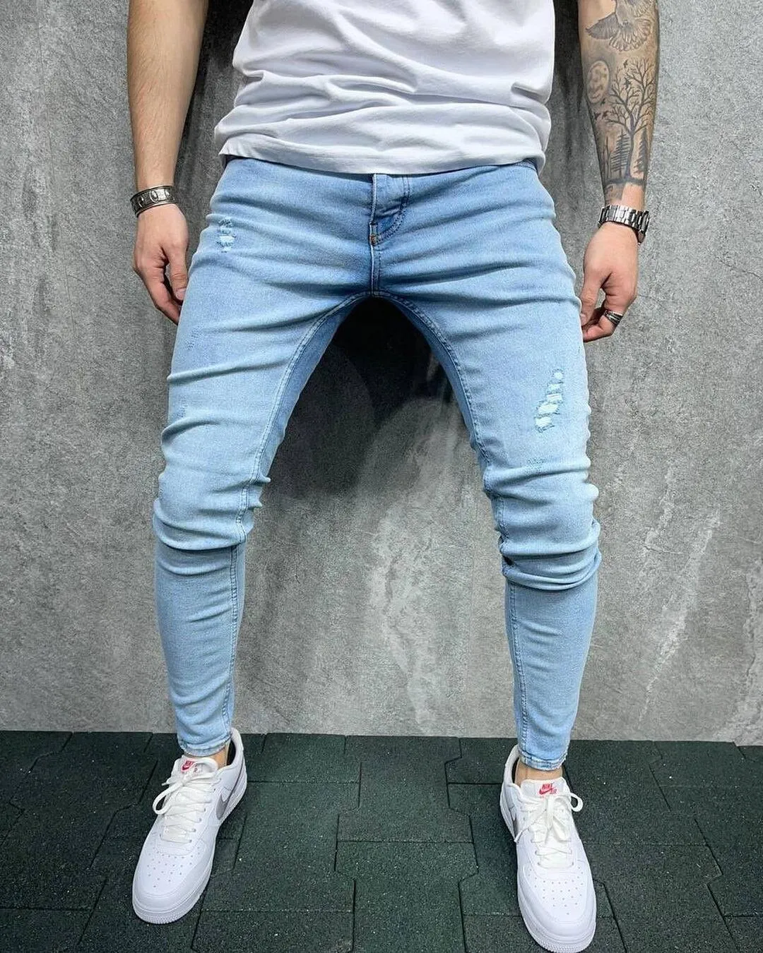 Boyfriend Skinny Denim Pants