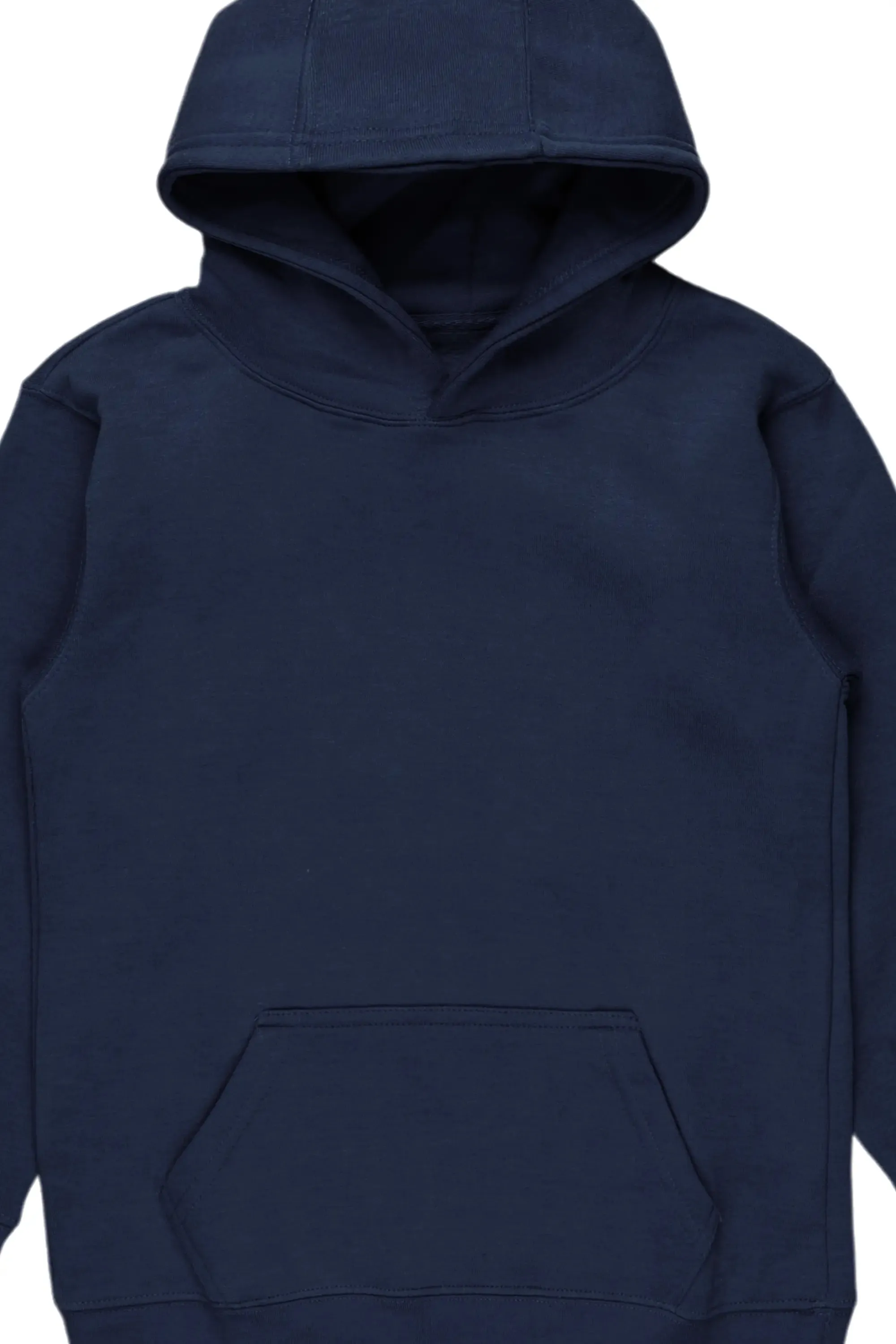 Boys Navy Basic Hoodie