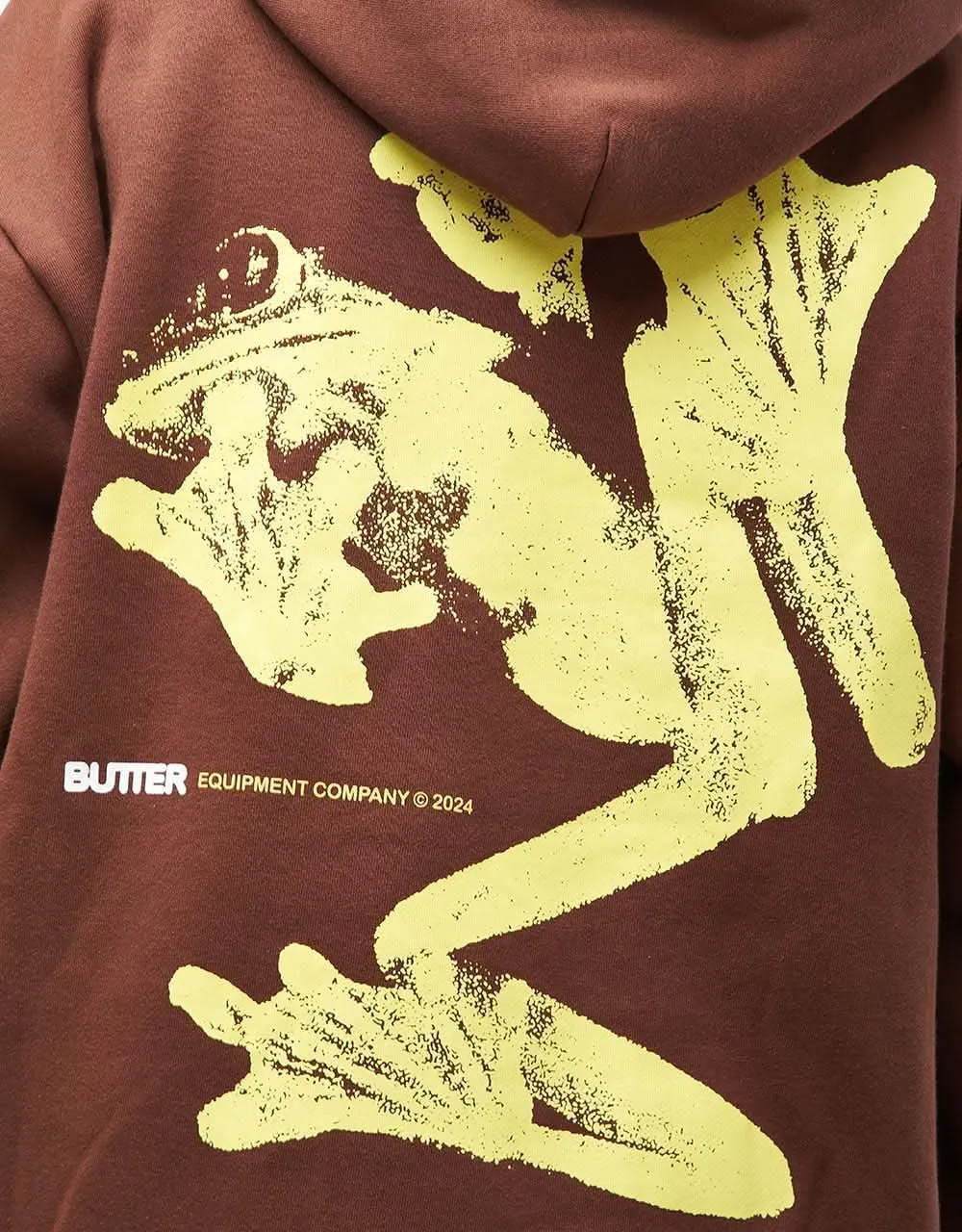 Butter Goods Amphibian Pullover Hoodie - Chocolate