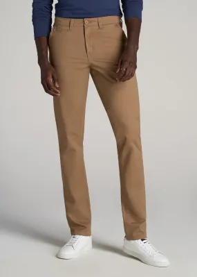 Carman TAPERED Chinos in Russet Brown - Pants for Tall Men