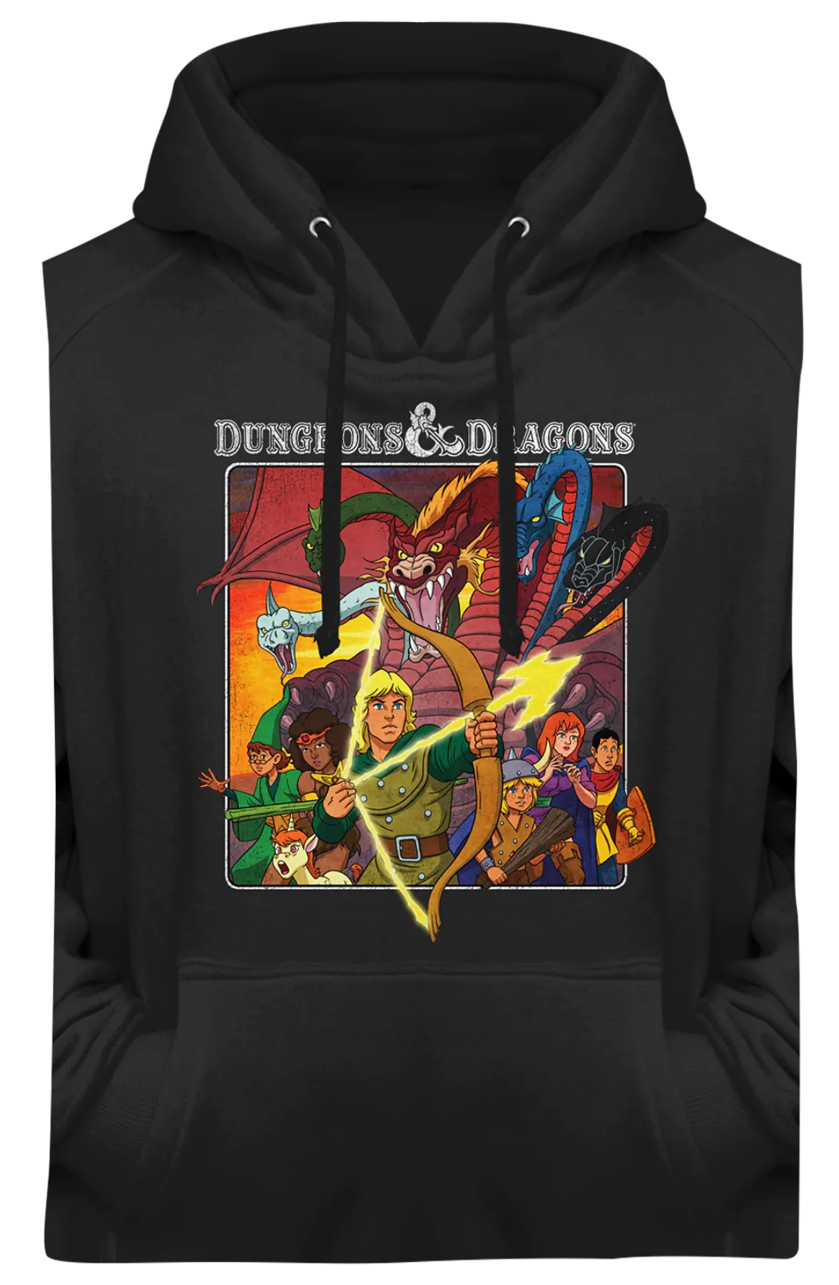 Cartoon Characters Dungeons & Dragons Pullover Hoodie