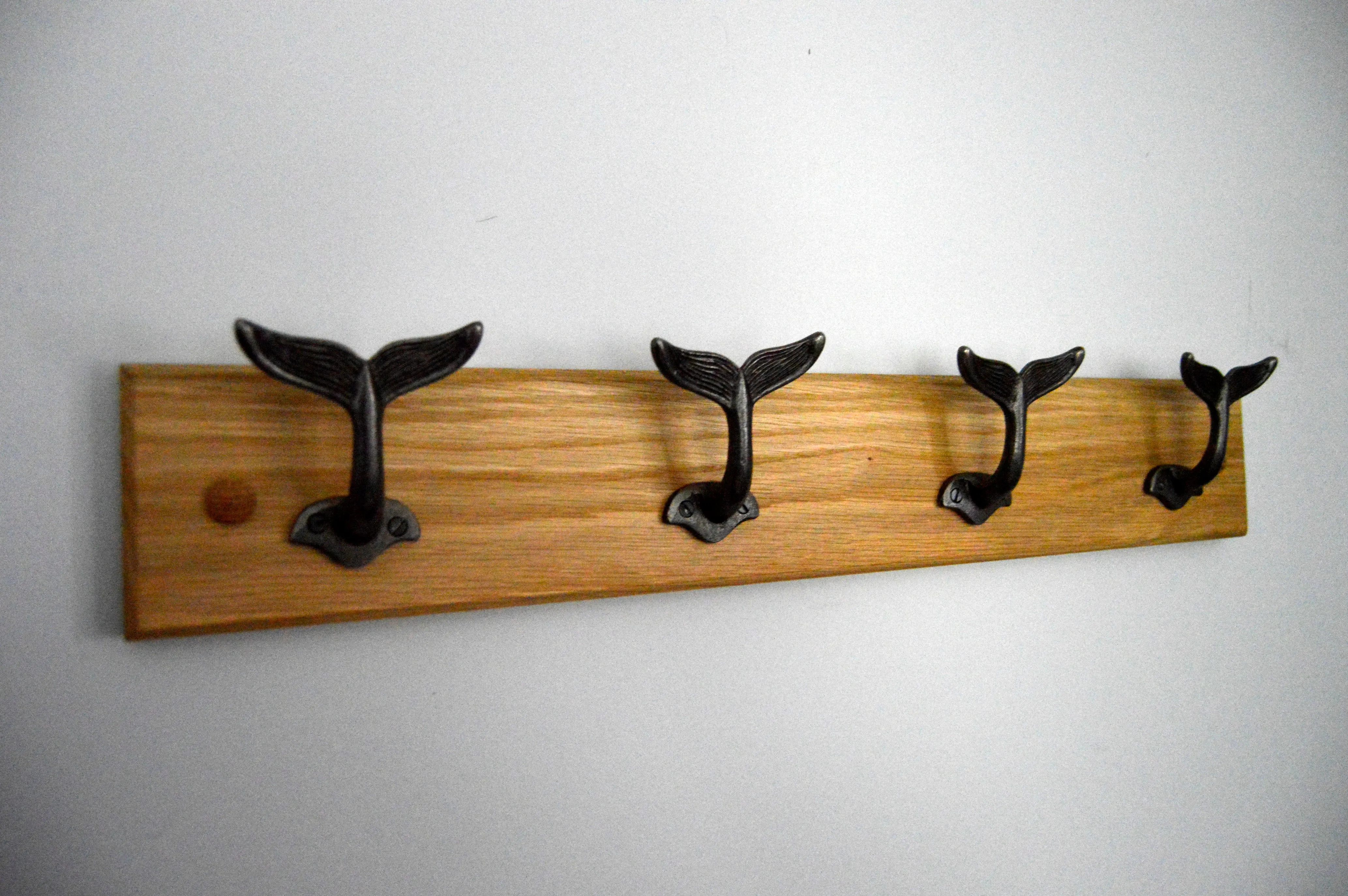 Cast Iron Whale Tail Coat Hooks