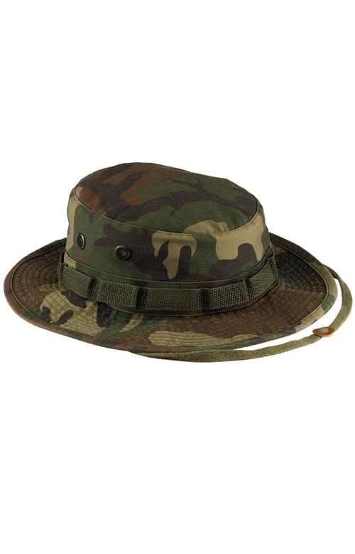 Classic Military Woodland Camo Boonie Hat