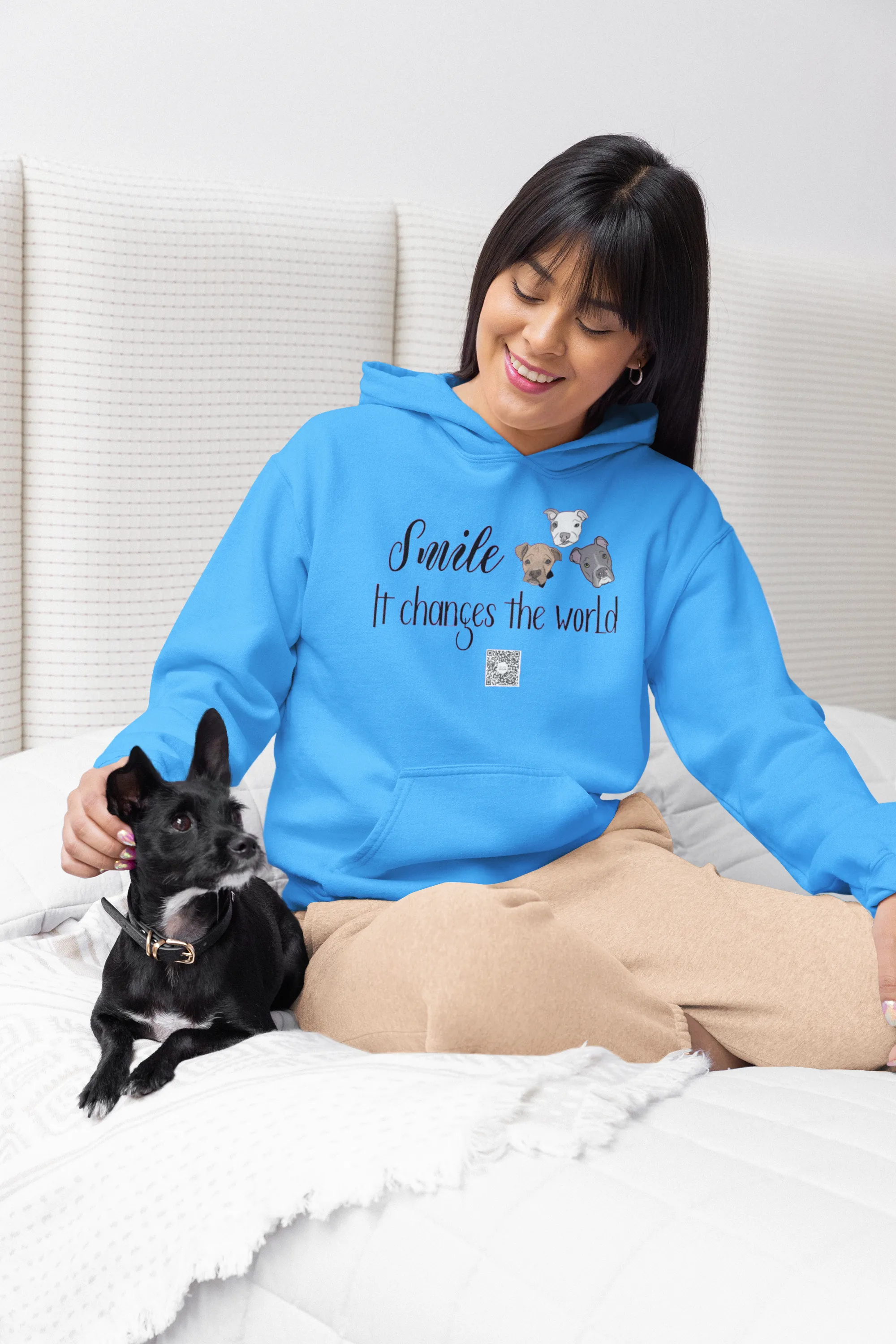 Cleft Pup Brigade Pullover Hoodie Smile (Available in several colors)