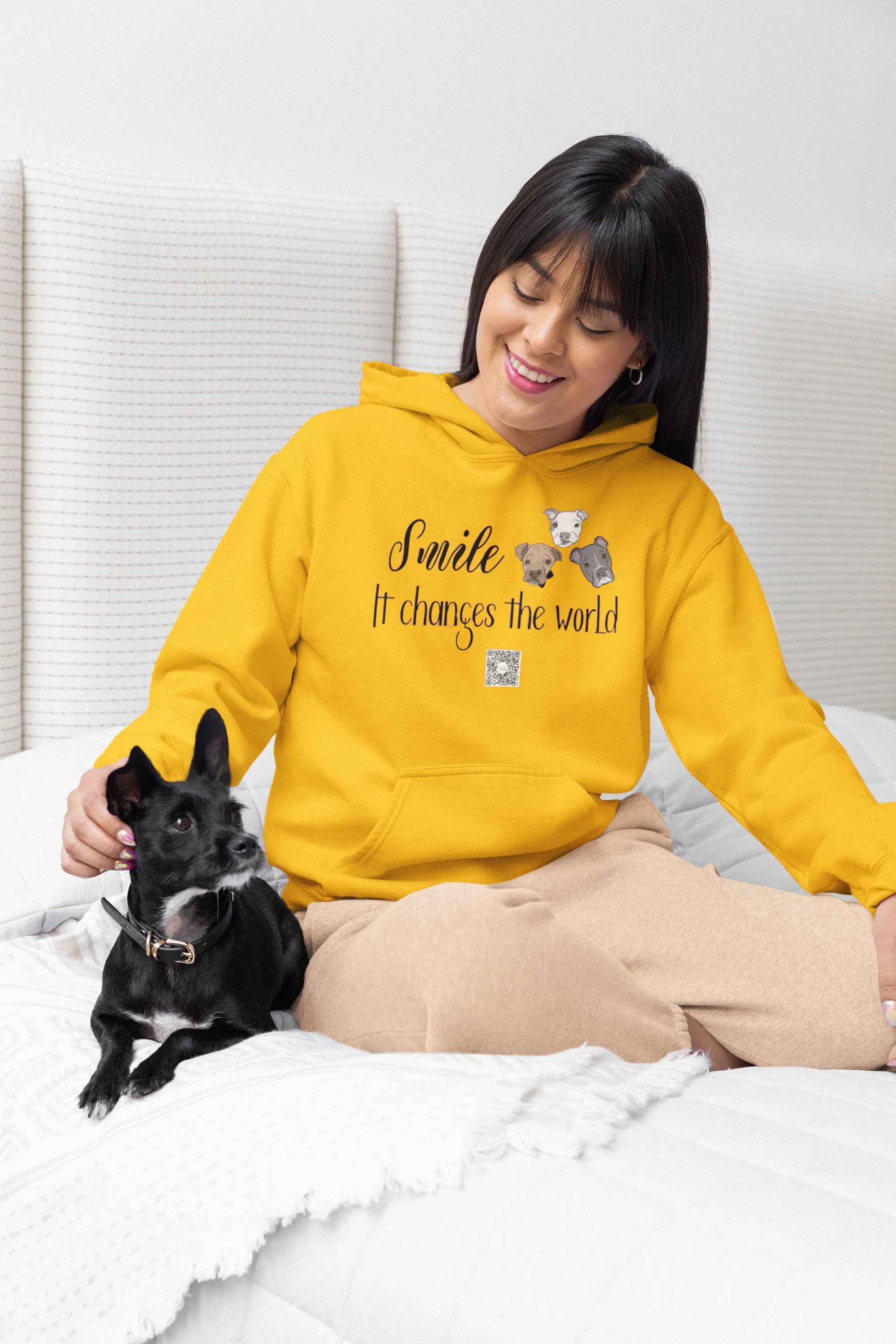 Cleft Pup Brigade Pullover Hoodie Smile (Available in several colors)