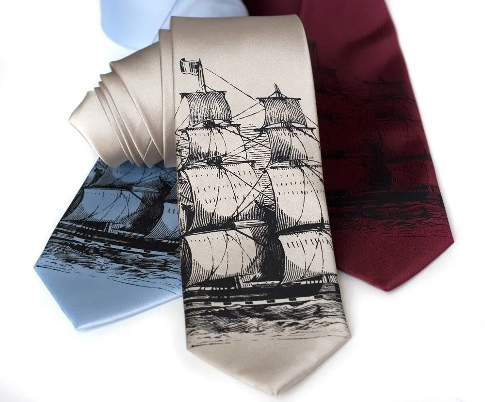 Clipper Ship Silk Necktie