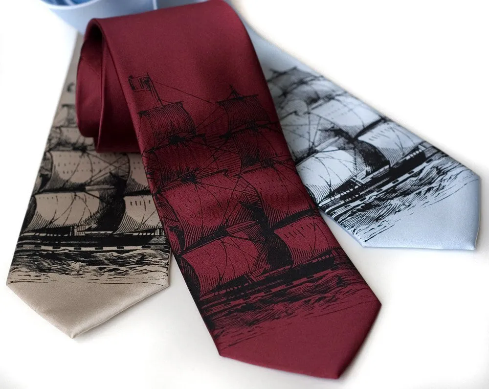 Clipper Ship Silk Necktie