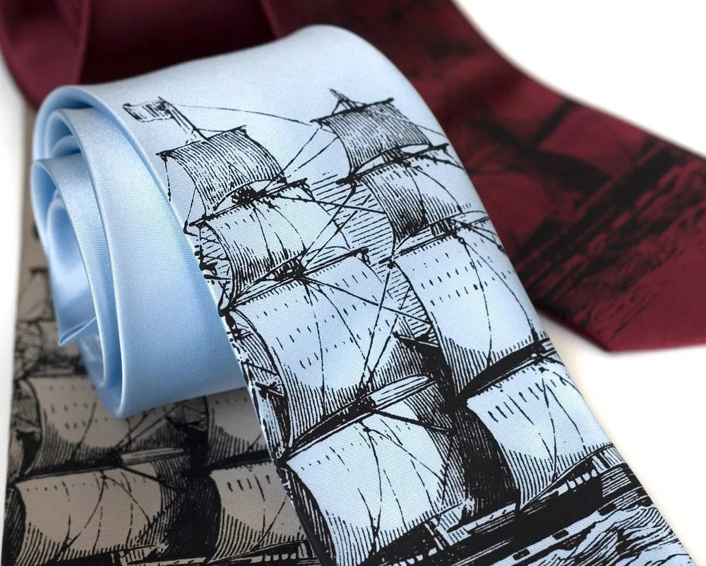 Clipper Ship Silk Necktie