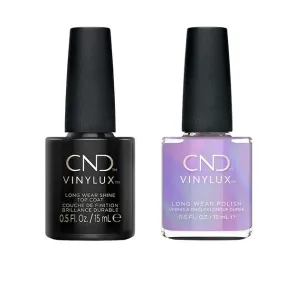 CND - Vinylux Topcoat & Live Love Lavender 0.5 oz - #442