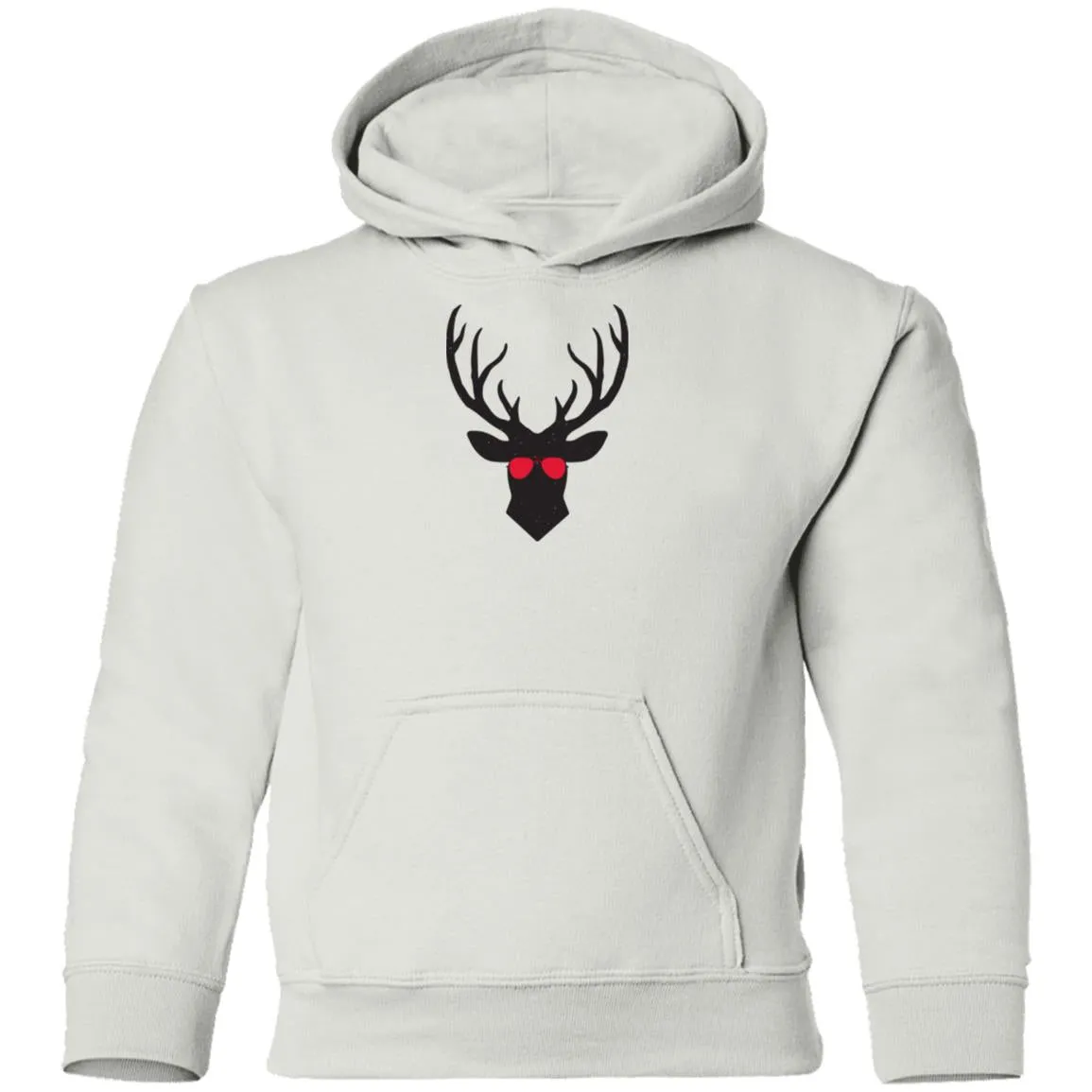 Cool Christmas Reindeer Antlers  Pullover Hoodie(Boys)