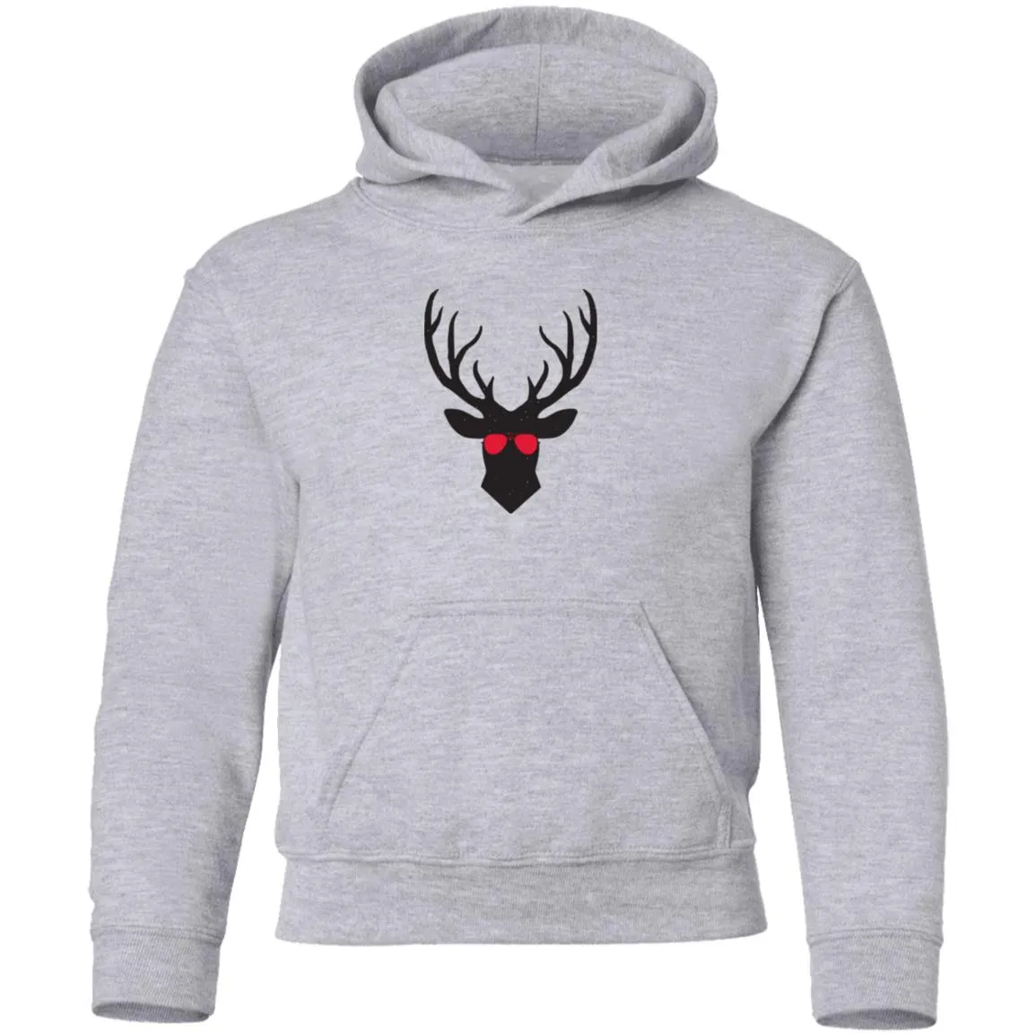 Cool Christmas Reindeer Antlers  Pullover Hoodie(Boys)