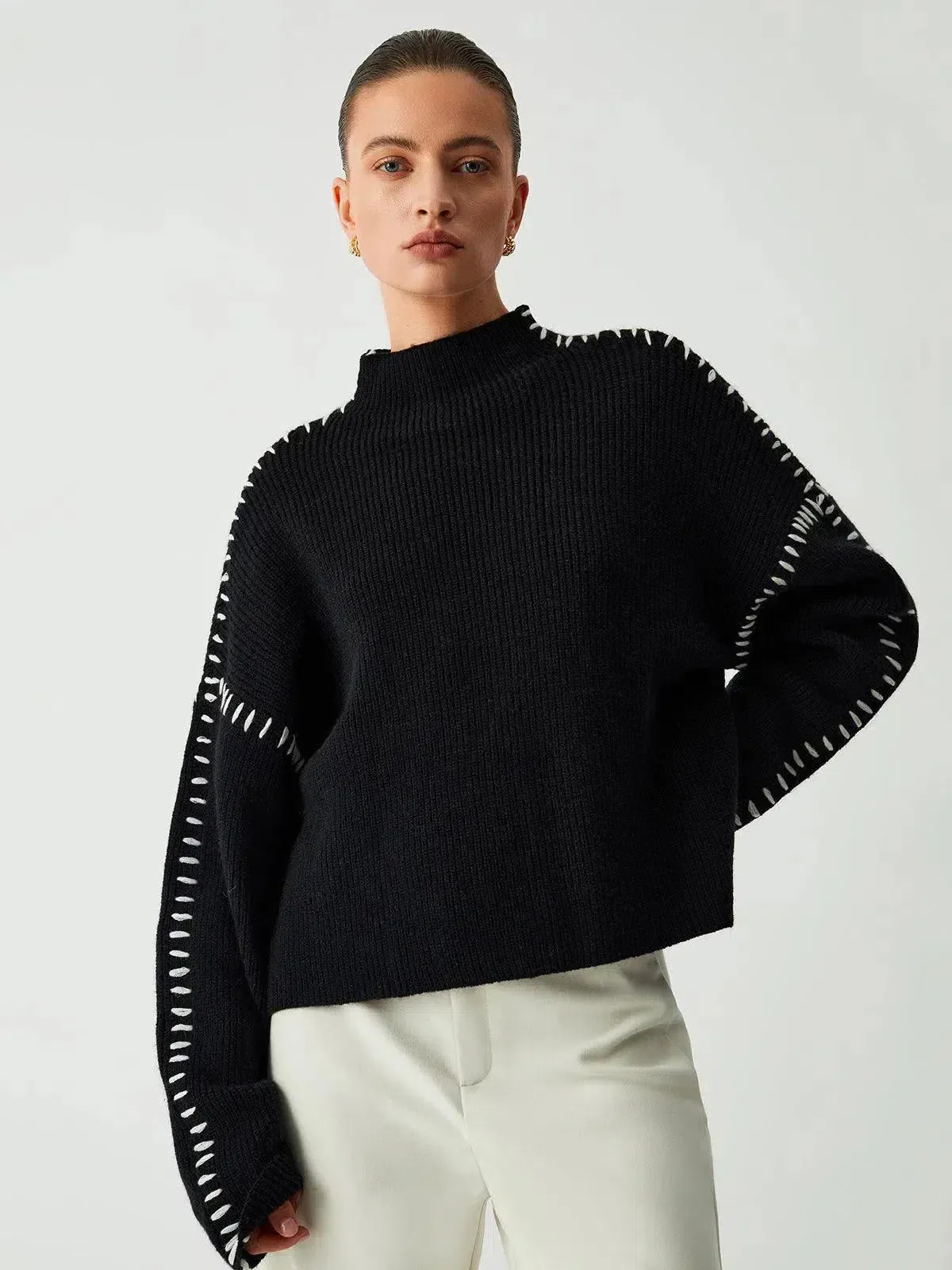 Dalia – Oversized design – Turtleneck sweater