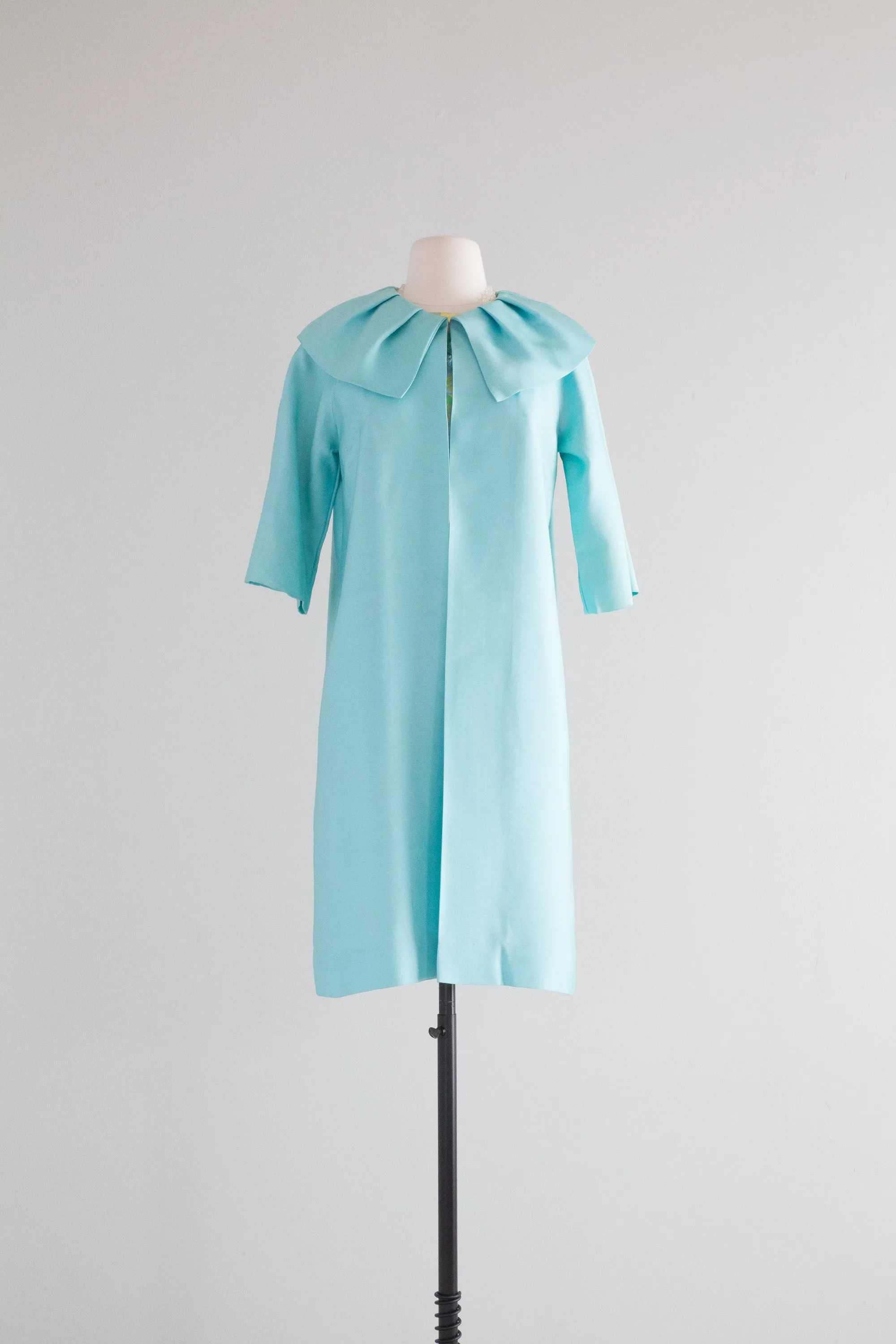 Darling 1960's Easter Egg Dress & Coat Set / SM