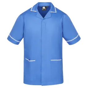 Darwin Male Tunic | Hospital Blue - White