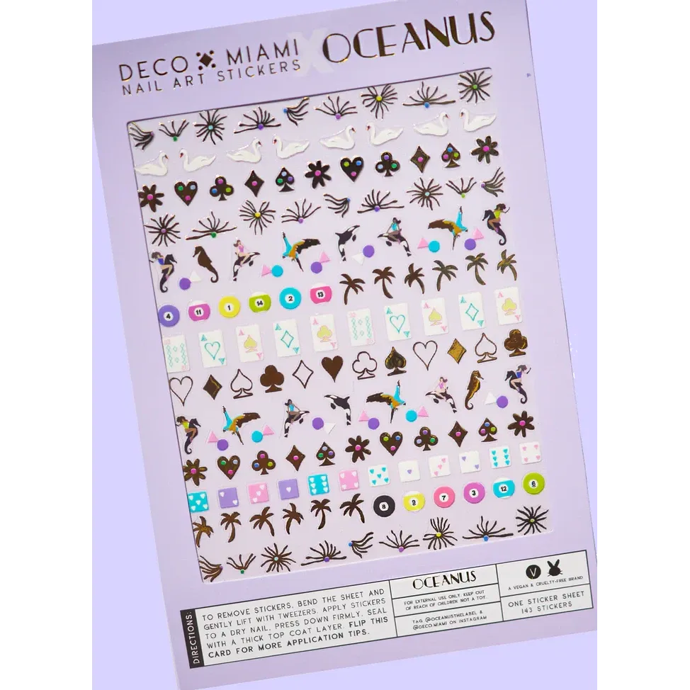 Deco Beauty - Nail Art Stickers - Oceanus x Deco Beauty