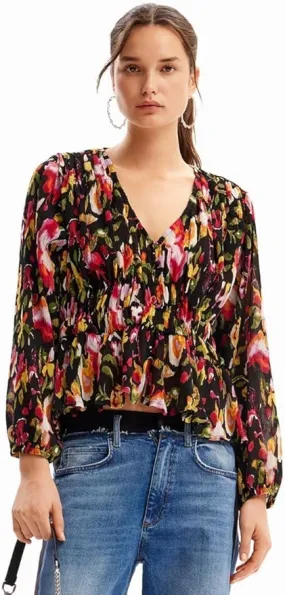 Desigual Crinkle Knit blouse