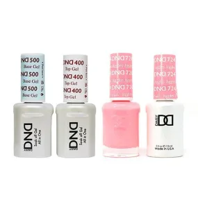 DND - Base, Top, Gel & Lacquer Combo - Jiggles - #724