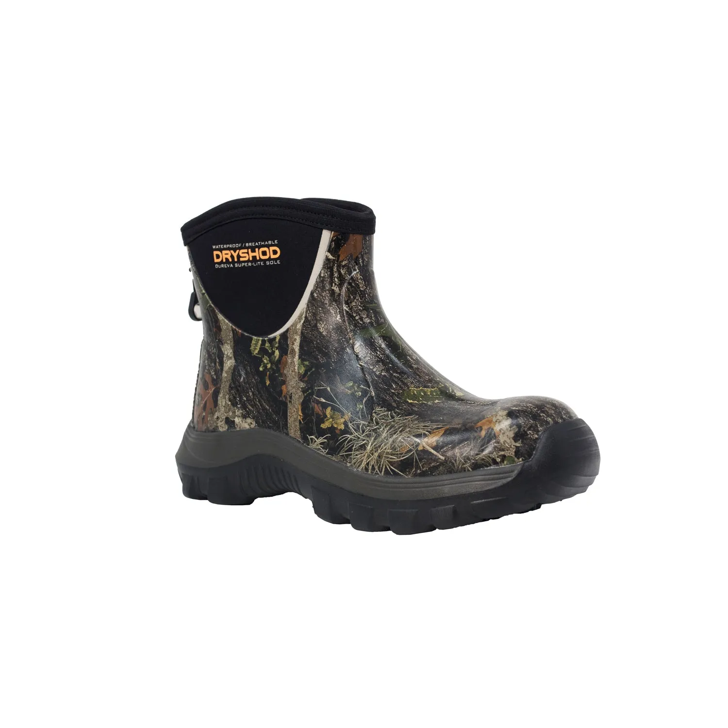 Dryshod Mens Evalusion Ankle Camo Rubber Hunting Boots