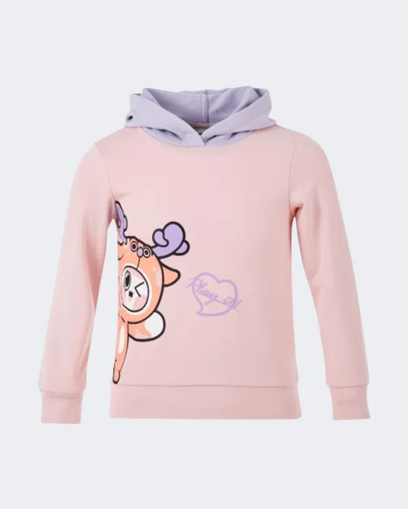 Erke Pullover Kids Lifestyle Hoody Pink 76221389218-202