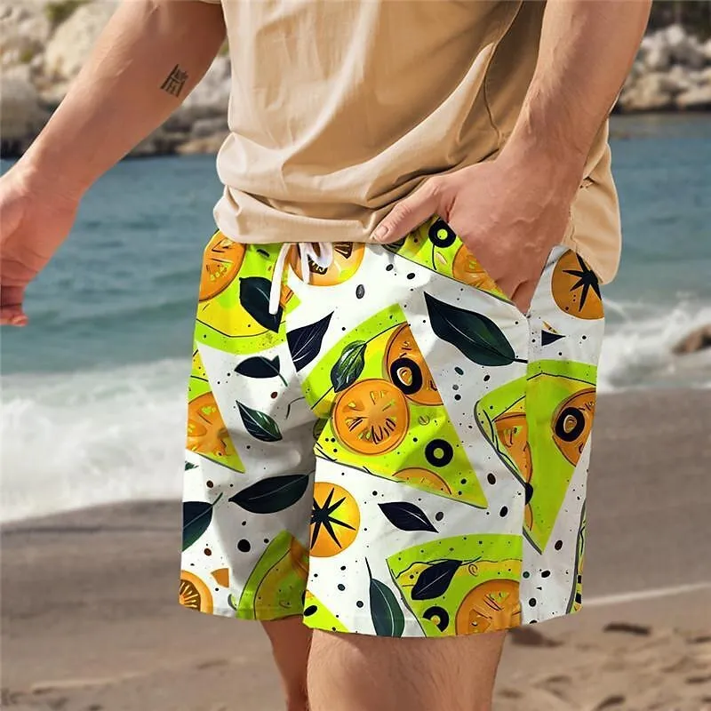 Fashion Hawaiian Beach Pants European And American Pants Men