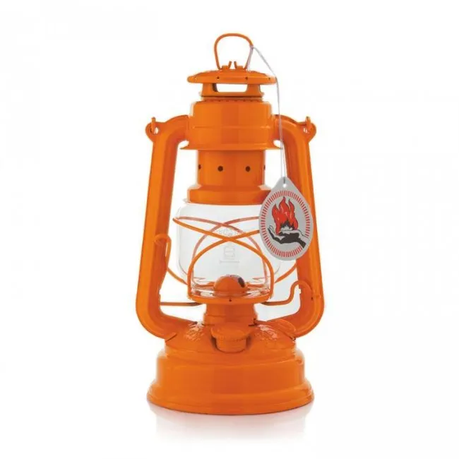 Feuerhand Hurricane Lantern 276 Pastel Orange | Buy Feuerhand Hurricane Lantern 276 Pastel Orange here | Outnorth